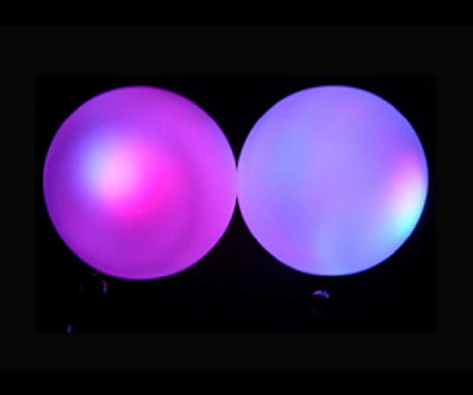 LED Light Selection Multi-Colored Glow POI Thrown Ball Lanyard Handball Flashing 