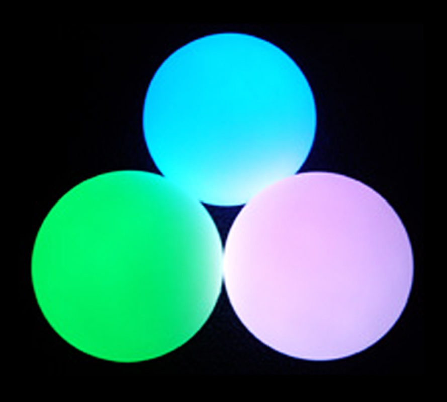 BAG Pro Glow Juggle Balls set of 5 LED Glow Juggling Balls Strobing Effect 
